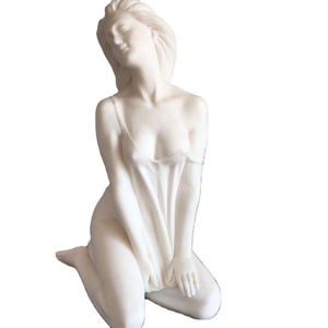 Belle sculpture <span class=keywords><strong>en</strong></span> pierre de marbre de jardin <span class=keywords><strong>en</strong></span> plein air pour <span class=keywords><strong>femme</strong></span> <span class=keywords><strong>nue</strong></span> à vendre - Product Image 4
