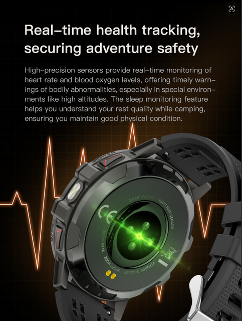 GOTODO AI Smartwatch Compatible with Android and Apple, 1000mAh Battery, Bluetooth 5.3, TFT Screen, 3ATM Water Resistance