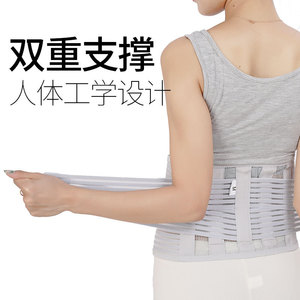 Cinturón de Soporte Lumbar Gris, Transpirable, Ajustable, Desmontable, Protección Lumbar, Alivio del Dolor de Espalda, Envoltura para Adultos YS002 - Product Image 2