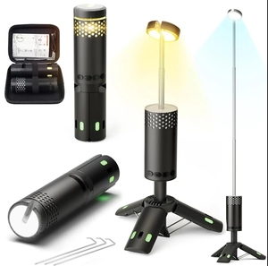 Linterna telescópica 10000mAh Imán Base de trípode Ligero LED Aventura Senderismo Tiendas de pesca Camping Ambiente Luz de camping - Product Image 1