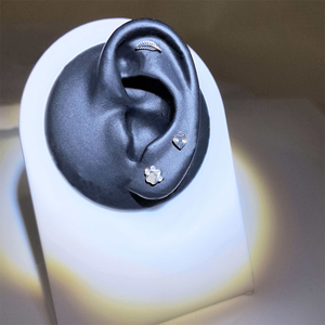 Joyería Ruiqian, Pendientes <span class=keywords><strong>de</strong></span> <span class=keywords><strong>Titanio</strong></span> ASTM F136, Estilo Ligero y Lujoso, Antialérgicos, <span class=keywords><strong>Piercing</strong></span>, <span class=keywords><strong>Titanio</strong></span> <span class=keywords><strong>Puro</strong></span> G23, Joyería para Mujer - Product Image 3