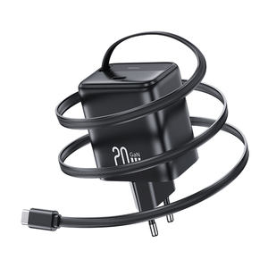 USAMS CC233 Meilleure Vente Produit Tendance 2024 Personnalisé <span class=keywords><strong>Portable</strong></span> 20W Téléphone Charge Rapide Gan EU US UK Plug Téléphone Chargeur Adaptateur - Product Image 1