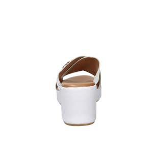 Cinzia Soft Pantoufles compensées pour femmes blanches TS61324 - Product Image 3