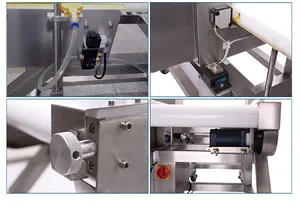 Automatic Program Sensitivity Belt Conveyor Food Metal Detector Machine With Reject