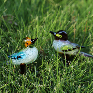 Handmade Tùy Chỉnh Màu Sắc Kích Thước Murano Đèn Thủy Tinh Thủ Công Quà Tặng Con Công Nhím Ngỗng Vịt Chim Động Vật Bức Tượng Nhà - Product Image 6