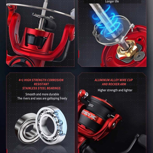 รอกตกปลา <span class=keywords><strong>Abu</strong></span> 25 New Bmax แบบสปินนิ่ง น้ำหนักเบา ใช้ได้กับน้ำทะเลทั่วไป ใช้สำหรับตกปลาด้วยเหยื่อปลอม ความเร็วสูง ตัวรอกโลหะ สำหรับตกปลาขนาดเล็ก - Product Image 5
