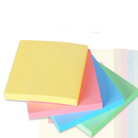 Note autocollante Portable Simple de haute qualité couleur de taille personnalisée pour l'école bureau d'affaires nouvelle tendance papier de reliure à feuilles mobiles