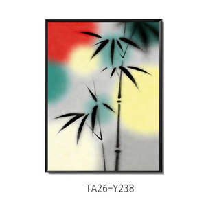 <span class=keywords><strong>Tableau</strong></span> mural en toile de bambou, peinture orientale moderne sur le thème du bambou <span class=keywords><strong>pour</strong></span> salon, <span class=keywords><strong>chambre</strong></span> <span class=keywords><strong>à</strong></span> <span class=keywords><strong>coucher</strong></span>, décoration intérieure - Product Image 1