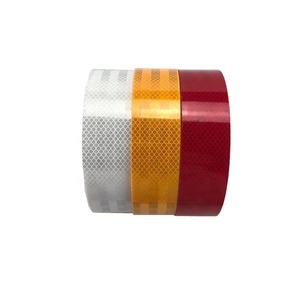 Nastro Riflettente Bianco Rosso Giallo per Auto in Materiale PET per Segnalazione - Product Image 1