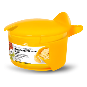 Formaggiera Plastica (9x5,5cm) Jolly COLOR STYLE Giallo zucca V10121300104 - Product Image 2