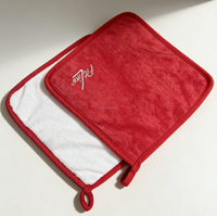 Serviettes démaquillantes en coton éponge réutilisables, ultra douces, écologiques, à séchage rapide, avec logo personnalisé, pour tous les types de peau