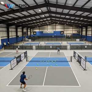 Estructura de Acero para Pista de Tenis Profesional de Techo Abierto, Anticorrosión, Confiable para el Mercado de EE. UU. y Australia, Rentable - Product Image 1