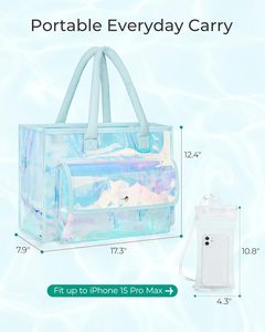 <span class=keywords><strong>Sac</strong></span> de plage imperméable <span class=keywords><strong>pour</strong></span> femme personnalisé en usine avec poche <span class=keywords><strong>pour</strong></span> téléphone, grand <span class=keywords><strong>sac</strong></span> fourre-tout <span class=keywords><strong>pour</strong></span> piscine, voyage et vacances - Product Image 4