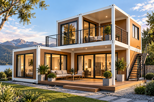 Villa Conteneur Préfabriquée Moderne, Maison Conteneur Prête à l'emploi, Conteneurs pour Jardins, Hôtels, Complexes, Maison Modulaire Pliable - Product Image 4