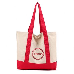 Sac fourre-tout en toile de coton uni, personnalisé avec logo DLBZ, écologique, promotionnel, résistant, pour les courses - Product Image 6