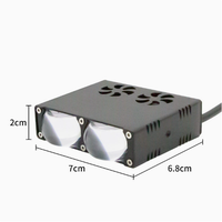 TCYATO Nouveau projecteur LED RGB ultra-lumineux 12V 40W pour calandre de voiture, idéal pour véhicules tout-terrain, ampoules LED pour voitures