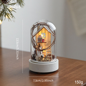 Vente chaude décoration <span class=keywords><strong>de</strong></span> <span class=keywords><strong>noël</strong></span> lampe <span class=keywords><strong>en</strong></span> <span class=keywords><strong>verre</strong></span> <span class=keywords><strong>en</strong></span> bois père <span class=keywords><strong>noël</strong></span> et renne veilleuse scène <span class=keywords><strong>de</strong></span> <span class=keywords><strong>neige</strong></span> ornement <span class=keywords><strong>de</strong></span> bureau - Product Image 5