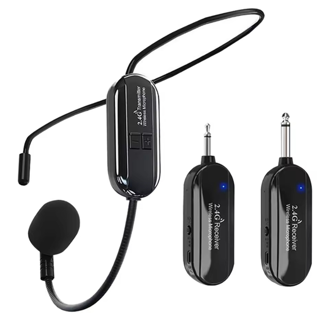 Professional Wireless Microphone for Headband Singer Wearable Headset Microphone