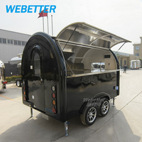 WEBETTER Pizza Hamburger Food Trailer Ice Cream Catering Trailer Coffee Food Van Cart Truck With Fully Kitchen Equipment