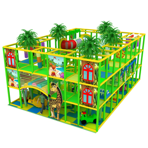 สนามเด็กเล่นในร่มธีมป่าพร้อมสไลเดอร์และอุปกรณ์เล่นนุ่มนวล - Product Image 6