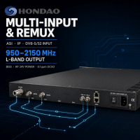 Modulador de TV Satelital DVB-S/S2 con Remultiplexación ASI IP y BISS para Transmisión Ascendente