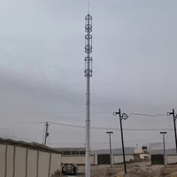 Torre de Comunicación Shenghong, Mástil de Antena para 5G/WiFi/ISP/GSM/Microondas, 15M-80M, Acero Galvanizado en Caliente, Certificado ISO9001, 50