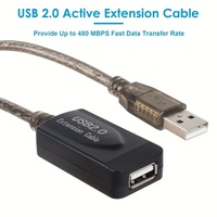 Taipuxi 5 m 10 m 15 m 20 m langes Usb 2.0 A männliche zu a weibliche Erweiterung aktiver Wiederholkabel Usb-Verlängerungskabel mit Verstärker-Chip