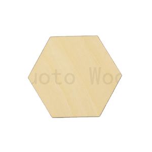 Kerajinan kayu geometris kerajinan kayu lapis Laser memotong potongan kayu bentuk berbeda ornamen kayu - Product Image 1