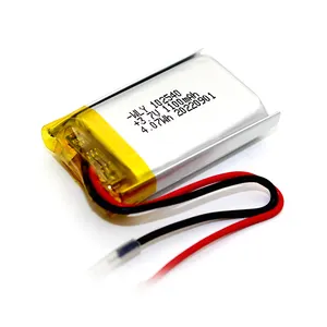 공장 가격 3.7v 충전식 리튬 리 이온 1000mah 1100mah 1200mah 103035 102540 웨어러블 장치에 대한 충전식 배터리