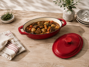 <span class=keywords><strong>Cocotte</strong></span> ovale émaillée <span class=keywords><strong>en</strong></span> <span class=keywords><strong>fonte</strong></span> sur mesure, <span class=keywords><strong>prix</strong></span> usine OEM, plat de cuisson <span class=keywords><strong>en</strong></span> <span class=keywords><strong>fonte</strong></span> émaillée personnalisable pour grossistes - Product Image 3