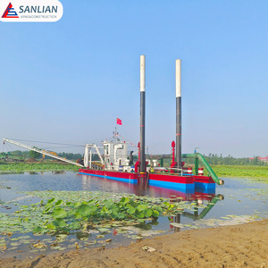 Giá thấp sanlian DIESEL Cutter hút cát dredger 300 m/h ISO9001 chứng nhận 1 năm bảo hành 14m NẠO VÉT sâu cho - Product Image 6