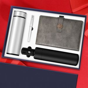 Vacuum d'entreprise personnalisé vacances gourde carnet stylo plume USB coffret cadeau promotionnel d'affaires/ - Product Image 4