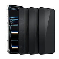 Protection d'écran en verre trempé anti-espionnage 9H pour iPhone X XR XS 11 12 13 14 15 16 17 18 Pro Max Plus