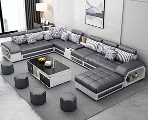 Sofa chữ U giá rẻ, bán chạy, 3 4 5 7 chỗ ngồi, kèm bàn trà, kích thước lớn, sang trọng, sofa phòng khách hiện đại, bộ sofa vải thiết kế - Product Image 5