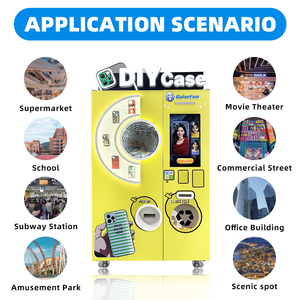 RaiseFun Automatic Commercial <b>Phone</b> Case <b>Printer</b> Vending Machine Credit Card/QR Code DIY Mobile 3D Print Custom Instant Photo Ph - Product Image 5