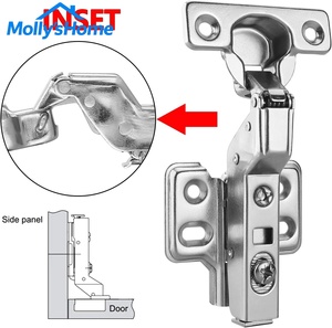 Bisagra Oculta Compacta de Acero Aleado de 26mm con Cierre Suave para Puertas Delgadas de Muebles y Armarios - Product Image 3