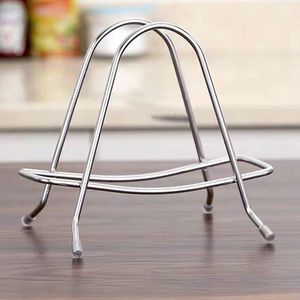 Stainless Steel Cutting Board Rack Oval Shape Water Resistant Multi Purpose <b>Kitchen</b> Countertop Storage Drain Rack - Product Image 1