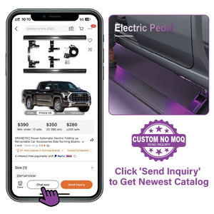 Длительная гарантия, электрическая педаль, алюминиевая электрическая подножка, электрическая подножка, шаг питания для Додж-ОЗУ, 1500 2014-2021 - Product Image 2