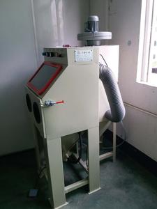 Machine de sablage à sec, cabine de sablage abrasif industrielle portable, équipement de nettoyage de surface sans poussière - Product Image 3