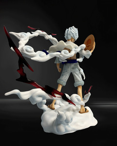 Statuetta GK One Piece Nika Luffy in Posizione di Battaglia, Modello da Collezione Premium in Confezione - Product Image 6