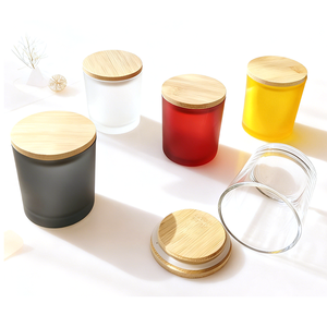 mum kavanozu toptan tarros de velas coloured <strong>candle</strong> vessels frosted empty luxury glass <strong>candle</strong> <strong>jars</strong> custom <strong>candle</strong> <strong>jars</strong> with lids - Product Image 3