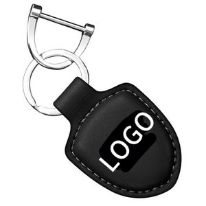 2025 New Design Car Key Chain Leather Key Listing Creative Fashion <b>Personality</b> Custom Logo Pendant Business Key Tag Pendant - Product Image 2