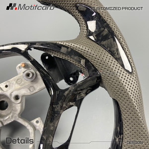 Volant en fibre de carbone forgé sur mesure pour Infiniti 2007-2016 EX35 EX37 G35 G37 G35S G37S Q60 IPL Q60S, design de style racing - Product Image 4