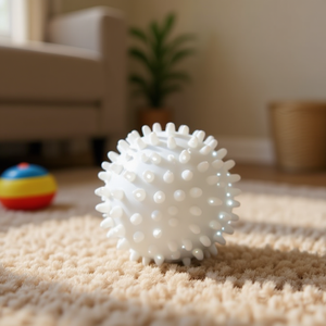 Yommy TPR Spiked Ball 5.5cm With Led <b>Lights</b> And Sound For Pets - Product Image 3