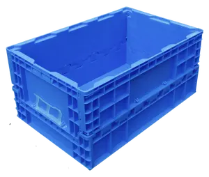 Plastic Crate Collapsible Crates Stackable Plastic Folding Basket Crates For Storage And Logistics