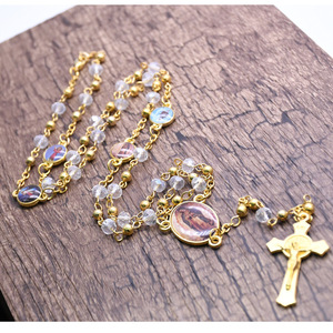 Nouveau collier de prière en or Dhikr en gros, collier religieux chrétien Jésus catholique musulman <span class=keywords><strong>islamique</strong></span>, chapelet de prière - Product Image 5