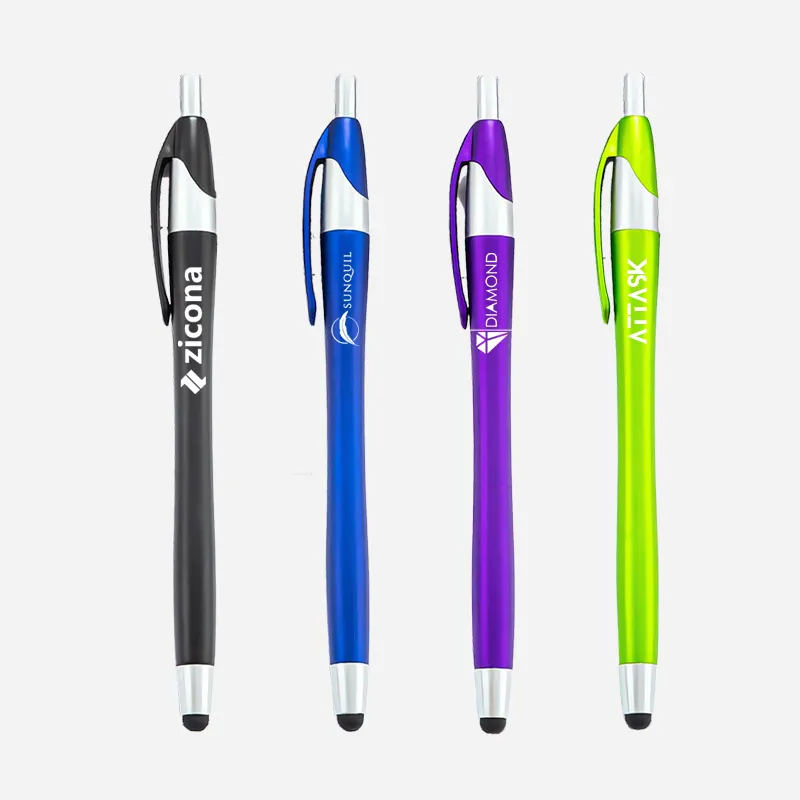 قلم ترويحي بيع بالجملة قلم حبر جاف يعمل باللمس من الشركة المصنعة