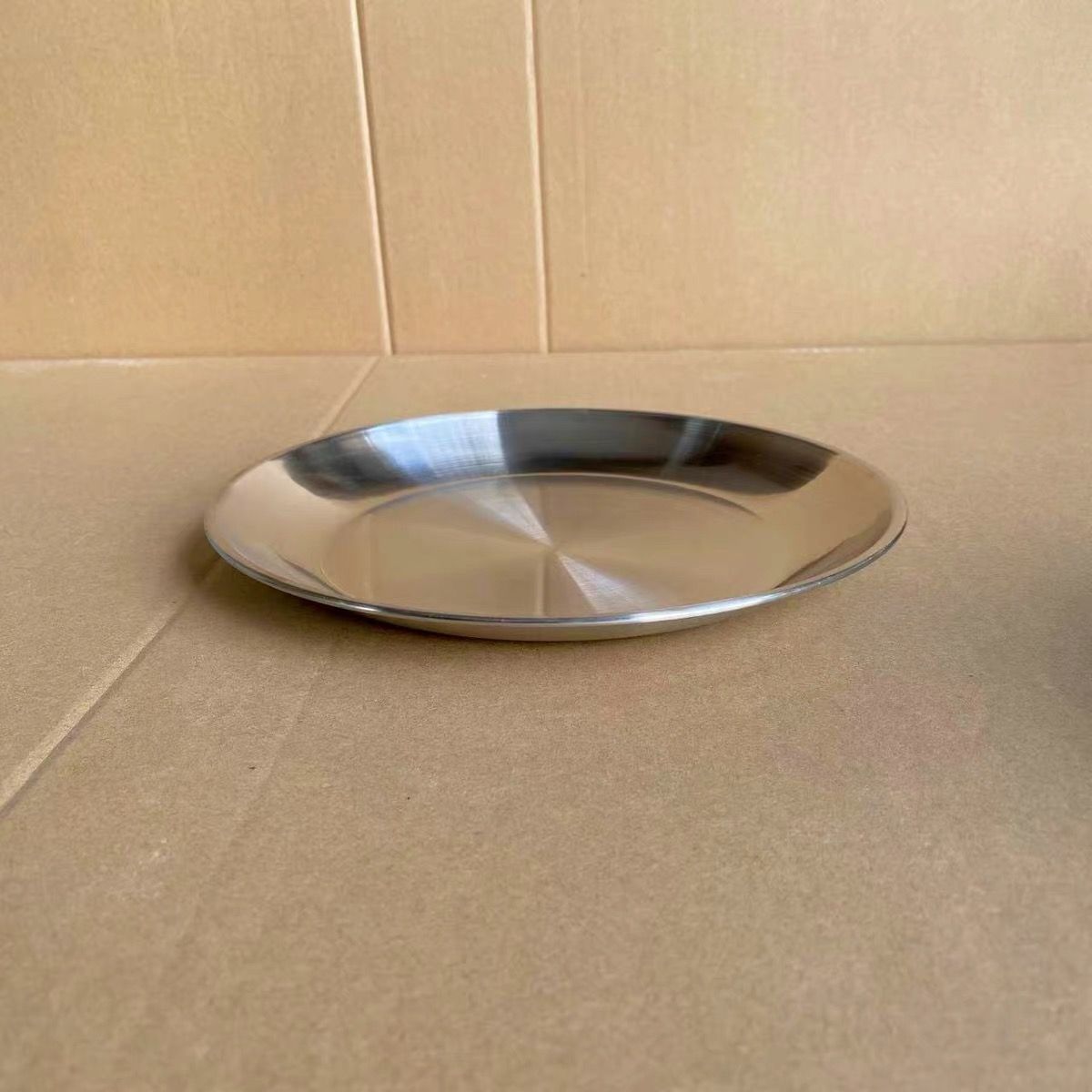 Assiette de pique-nique peu profonde de 22 cm