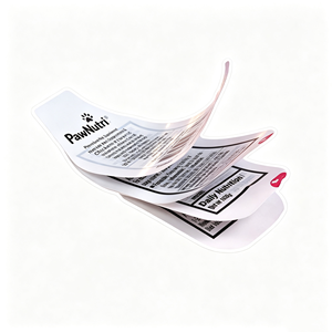Etiquetas Impresas Flexibles Autoadhesivas Resistentes al Aceite Personalizadas para Envasado de Alimentos para Mascotas, Troqueladas para Bolsas y Sobres - Product Image 1