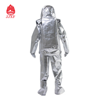 Vêtements de pompier anti-radiation résistants à l'huile en aluminium